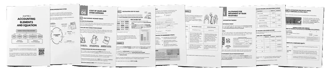 A wide selection of additional Master POA Study Guide page spreads